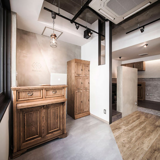 Shabby Chic Wooden Antique Register Counter VICTOIRE-900 Antique Brown