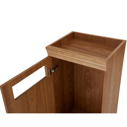 ShabbyChic Natural Wood Back Shampoo Cabinet RENE-B (Top and bottom set) Antique Light Brown