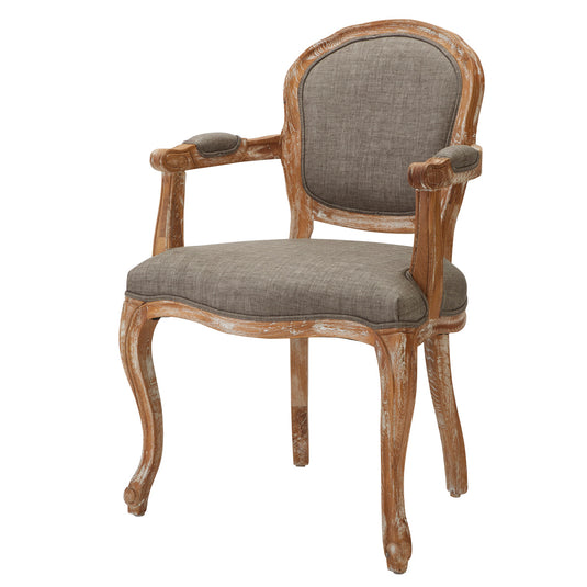 Shabby Chic Styling Chair Luminous - Ash Brown