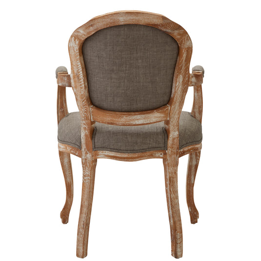 Shabby Chic Styling Chair Luminous - Ash Brown