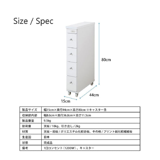 Slim Gap Wagon – 15cm Type (RSW-1544W)