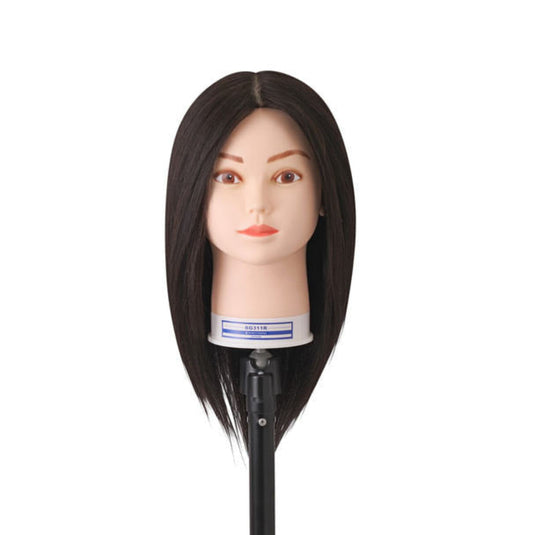 Mannequin Practice Head BG311R Black (100% Human Hair)