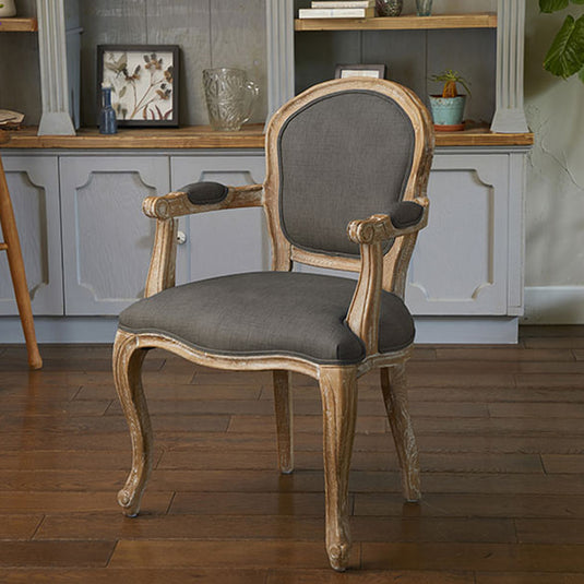 Shabby Chic Styling Chair Luminous - Ash Brown