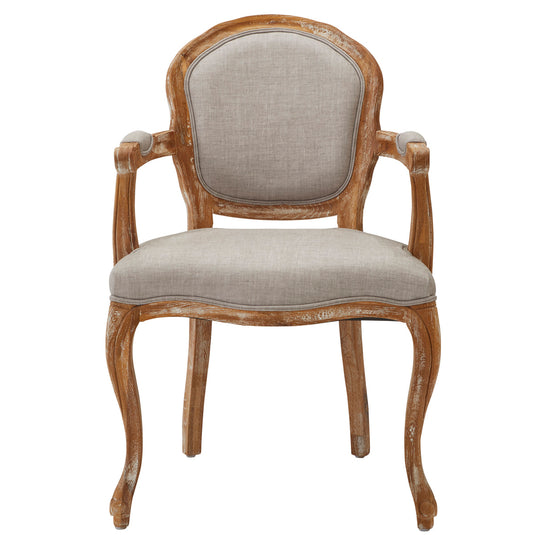 Shabby Chic Styling Chair Luminous - Ash Grey