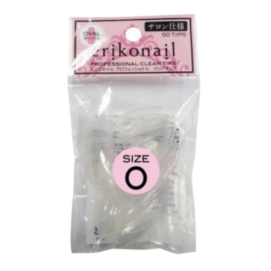 Eriko Nail Professional Clear Tips Set (50 pcs)