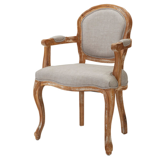 Shabby Chic Styling Chair Luminous - Ash Grey