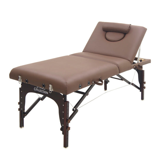 Deluxe Low Resilience Wooden Folding Reclining Bed 009SDX PLUS (2 color options)
