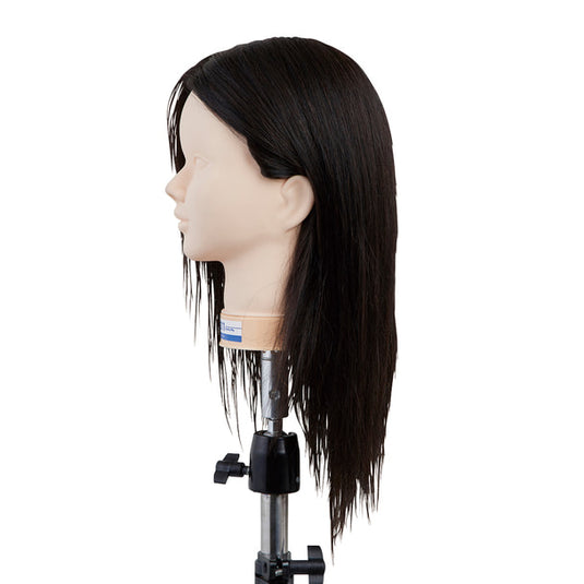 Mannequin Practice Head BG211 (100% Human Hair, No Make Up)