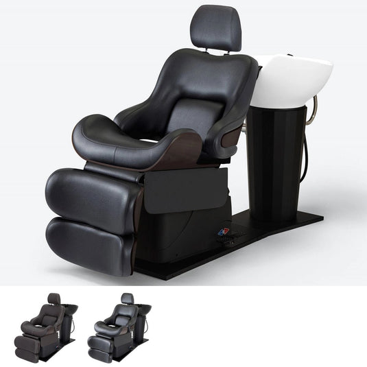 Relaxation Shampoo Unit SPAZIO II (DELUXE) (Made in Japan Faucet Set) - Available in 2 Colors