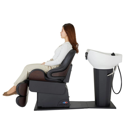 Relaxation Shampoo Unit SPAZIO II (DELUXE) (Made in Japan Faucet Set) - Available in 2 Colors