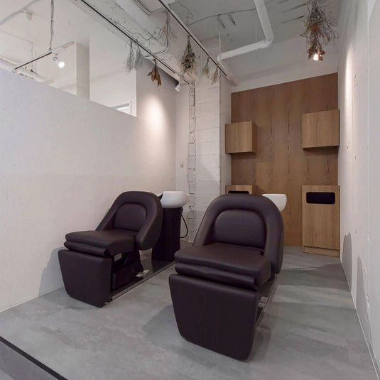 Relaxation Shampoo Unit RUBINO II (BASIC-R) (Made in Japan Faucet Set) - Available in 52 colors