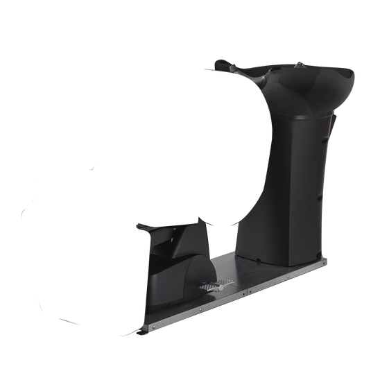 Relaxation Shampoo Unit RUBINO II (BASIC-R) (Made in Japan Faucet Set) - Available in 52 colors