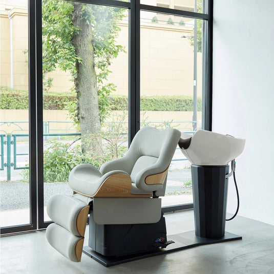 Relaxation Shampoo Unit SPAZIO II (BASIC) (Made in Japan Faucet Set) - Available in 3 Colors