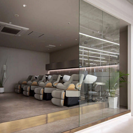 Relaxation Shampoo Unit SPAZIO II (BASIC) (Made in Japan Faucet Set) - Available in 3 Colors