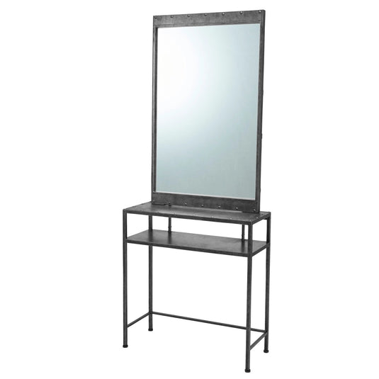 Antique Iron Dresser (Aged Finish) (Available in 2 Colors)