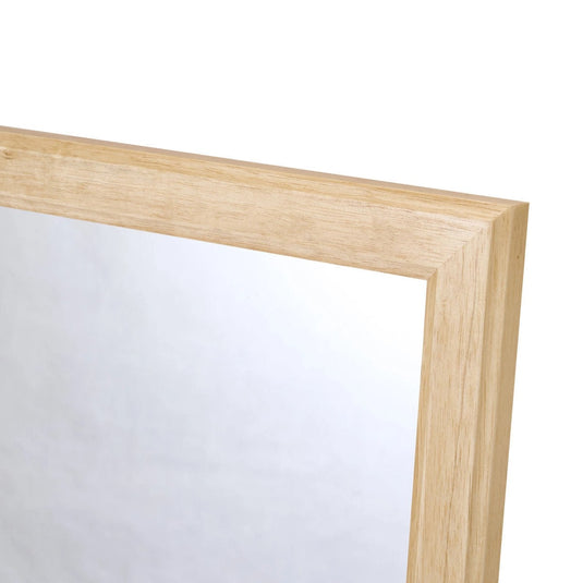 Natural Wood Wall-Mounted Face Mirror MH360 - S Size (Available in 2 colors)