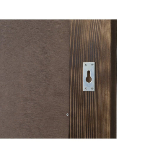Natural Wood Old Wood Mirror Dark Brown (Made in Japan) (Available in 2 sizes)