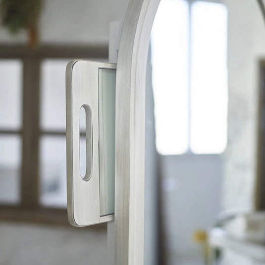 Shabby Chic Wooden Hand Mirror (Available in 2 Colors)