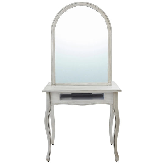 Shabby Chic Natural Wood Single-Sided Dresser MARIE II White