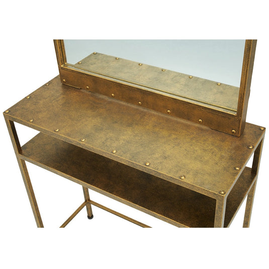 Antique Iron Dresser (Aged Finish) (Available in 2 Colors)