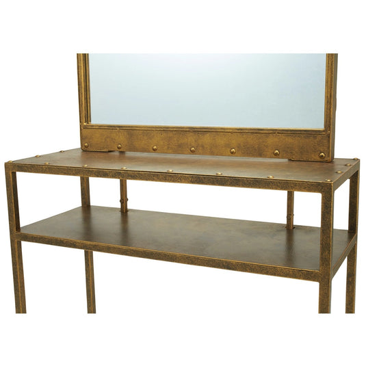 Antique Iron Dresser (Aged Finish) (Available in 2 Colors)