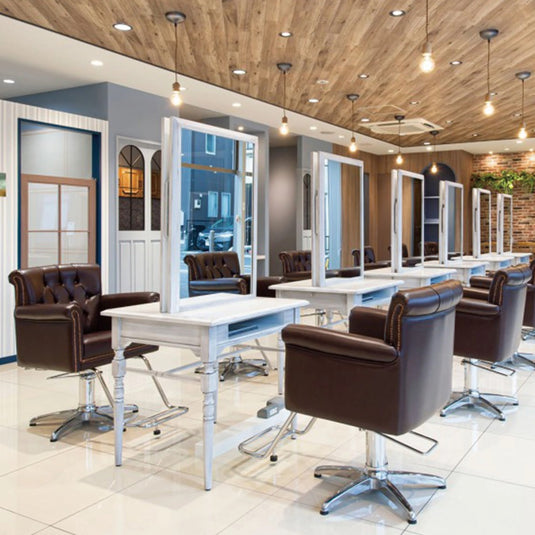 Shabby Chic Natural Wood Dresser Louis II Double Sided (Available in 2 Colors)