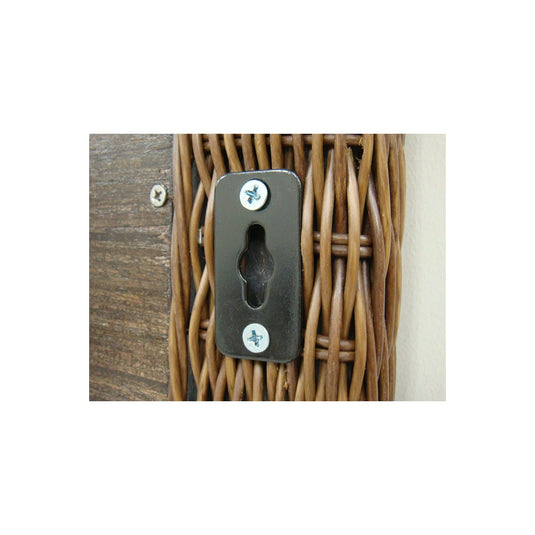 Synthetic Rattan Mirror (Made in Japan with High Transmittance Mirror) Ethnic Brown