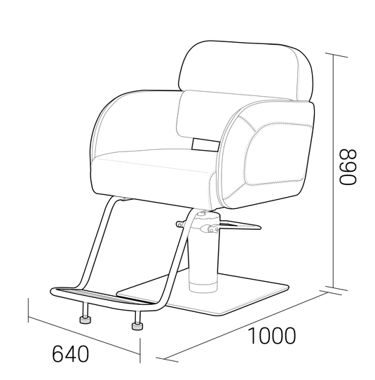 T.G.O Styling Chair - Available in 2 Colors & 8 Base Styles