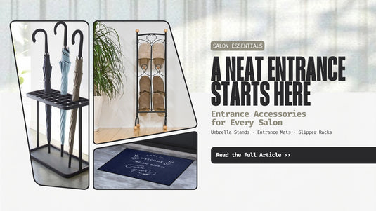 Entrance Accessories for a Neat Salon First Impression