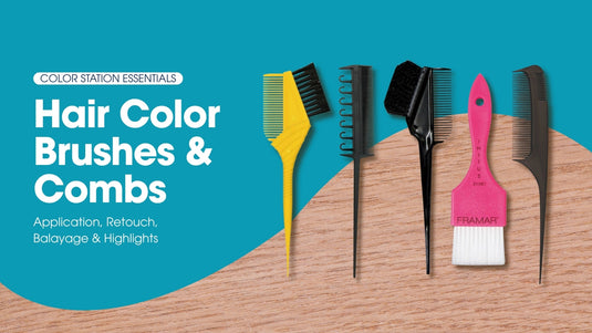 Hair Color Brushes and Combs for Different Salon Coloring Work