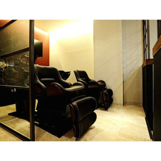 Relaxation Shampoo Unit SPAZIO [DELUXE] Single Lever Type Dark Brown