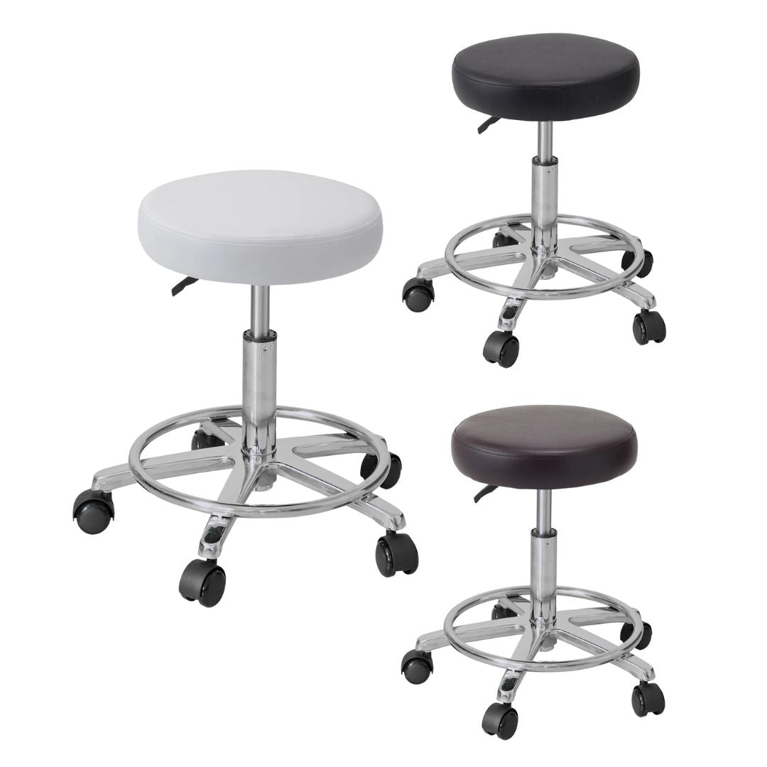 Buy DX Stool II with Foot Ring (Easy-Clean Caster Model) - Available in ...