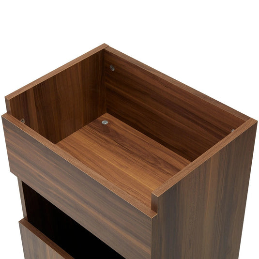 Woodgrain Back Shampoo Cabinet W420 Upper and Lower Set
