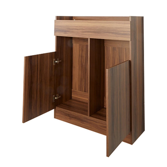 Woodgrain Back Shampoo Cabinet W810 Upper and Lower Set