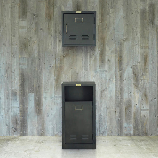 Black Steel Cabinet (B-103) Upper Unit