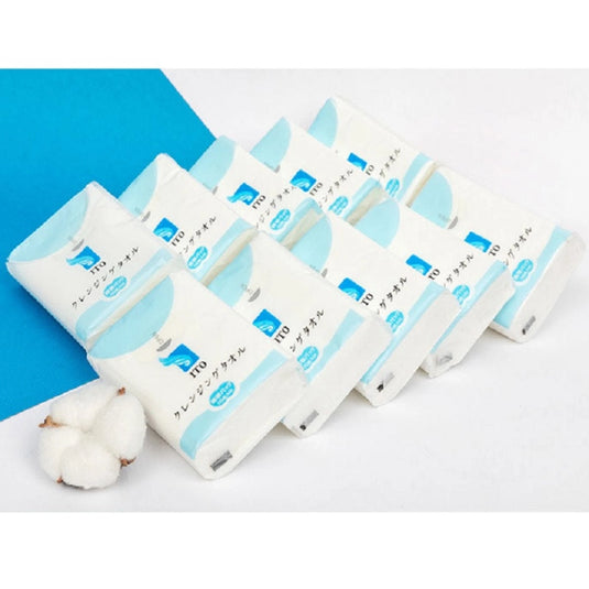 ITO Cleansing Towel Portable Pack (Approx. 200 × 220 mm / 15 Sheets × 10 Packs)