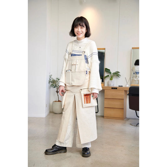 Salon Apron SHEA. (Off-White)