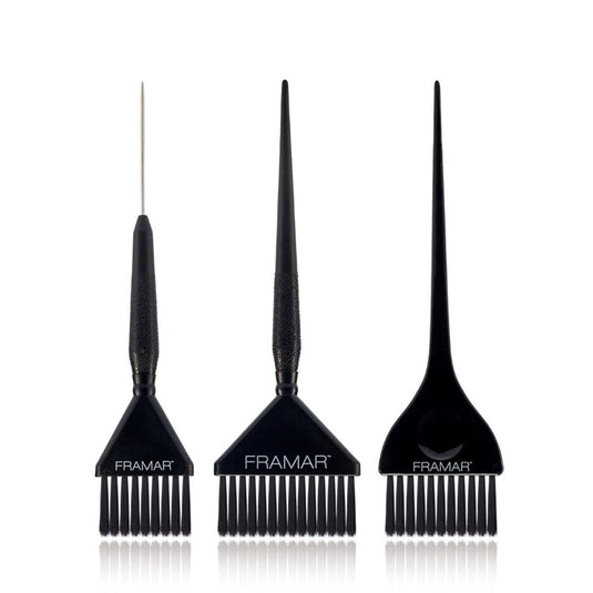 Variety Brush Set (Black) – 3 Brushes