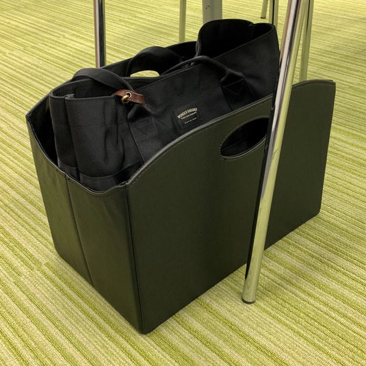 Leather-Look Foldable Storage Basket