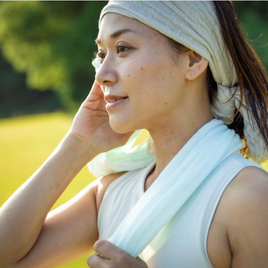 Outdoor Smart Towel (25 x 110 cm) [Recommended by the Japan Atopic Dermatitis Association] [Available in 6 colors]