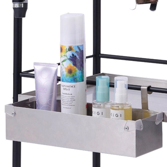 AD Stainless Tray Wagon AD-02 (Black Frame) [Made in Japan]
