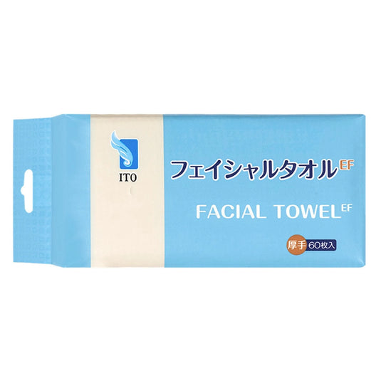 ITO Facial Towel EF — Approx. 200×185mm (60 Sheets)