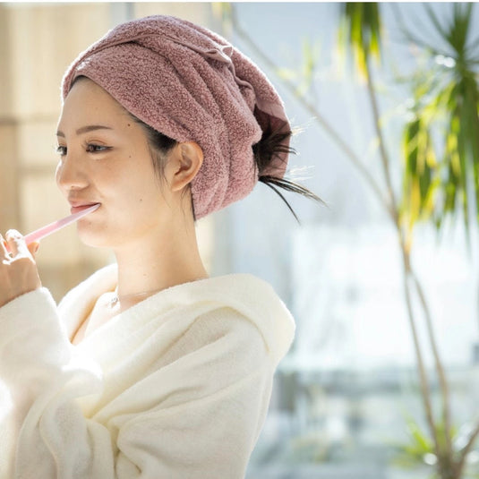 Special Hair Towel Semi-Long (33×90cm) [Recommended by the Japan Atopic Dermatitis Patients Association] [Available in 4 Colors]