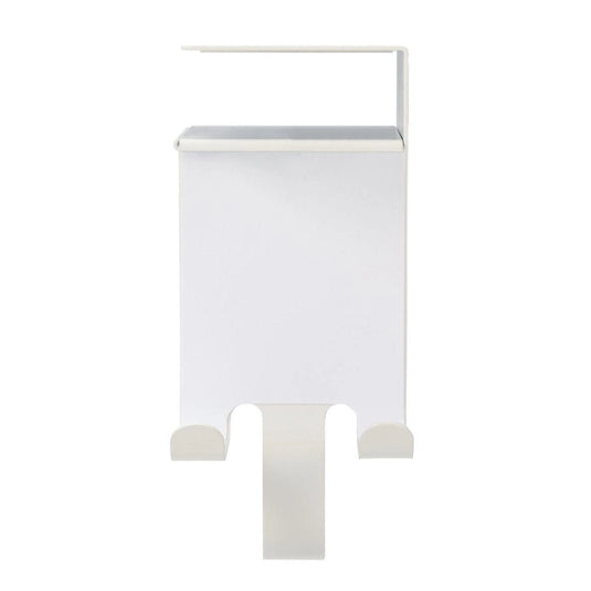 Hanging hair dryer holder with shelf hook