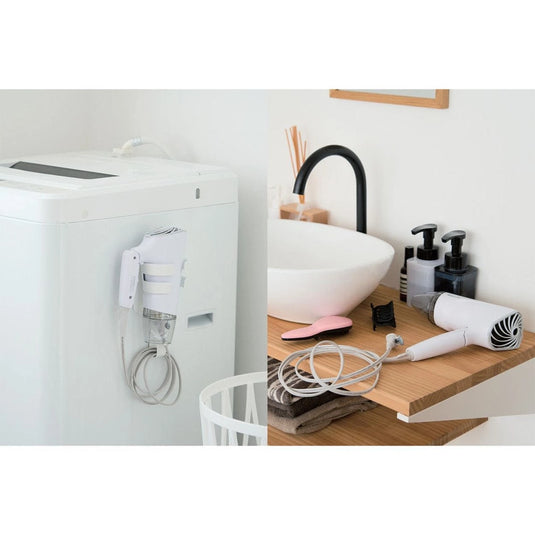 ELECOM Hair dryer holder, cylindrical, magnetic type