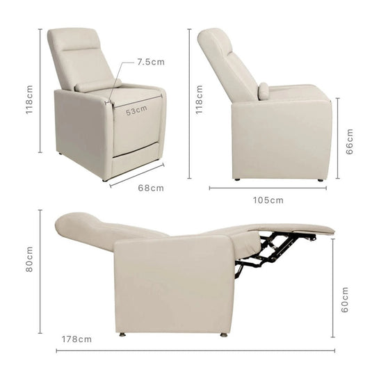 [GANA] Electric Reclining Chair CIELO Plus – Available in 2 Colors
