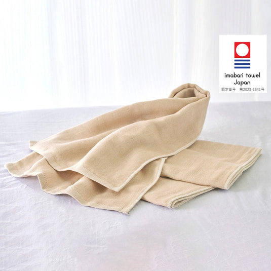 [Imabari Towel] Lightweight and Soft Triple-Layer Gauze Towels, 3-Pack (34 x 86 cm), Available in 3 Colors