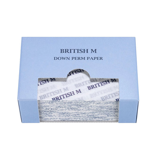 BM Down Perm Paper (90×60mm, 500 Sheets) — For Down Perm Treatments