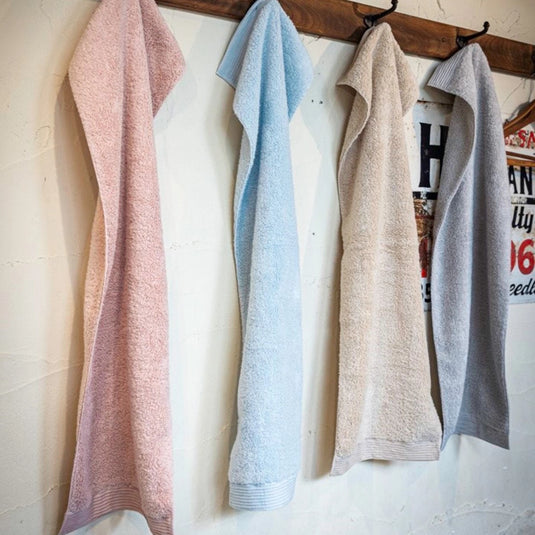 Sustainable Towel (32 x 90 cm) [Recommended by the Japan Atopic Dermatitis Association] [Available in 4 colors]