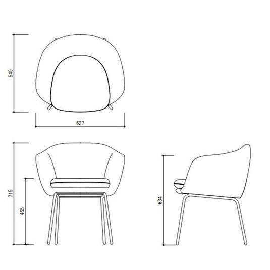 [Japan series] Styling chair J-219 (126 colors to choose from) Easy chair type